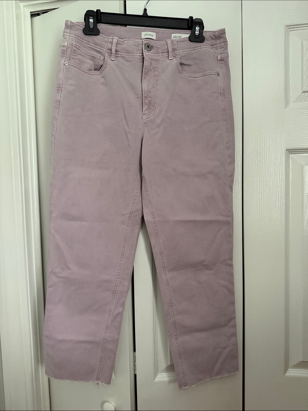 JJill Light Lavender high rise Straight Leg Pants